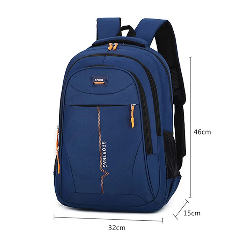 School Bags 14 Inch Laptop Backpacks Waterproof Nylon 29L Casual Shoulder Bagpack Travel Teenage Men\'s Backpack Mochila