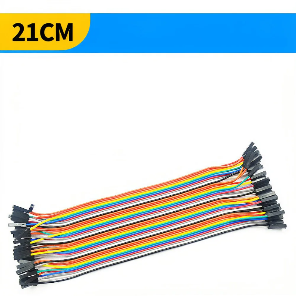 For For Risym 40P Ribbon Jumper Cable Multicolor Dupont Wire Connector Male Female For Electronic Circuit Prototype Tool