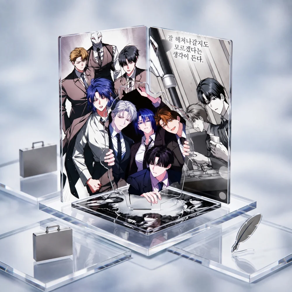 manhwa-caiu-em-uma-historia-de-fantasmas-ainda-precisa-trabalhar-suporte-de-acrilico-gsgw-gdcg-kim-soleum-lee-jaheon-d-squad-chaveiro-de-mesa