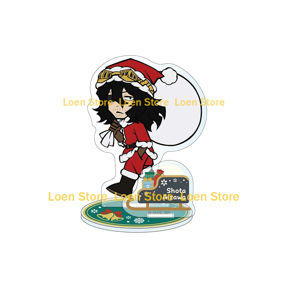 My Hero Academia Christmas Series Katsuki Bakugo Eri Denki Kaminari Shoto Todoroki Kyoka Jiro Chibi anime figure Acrylic stand view 6