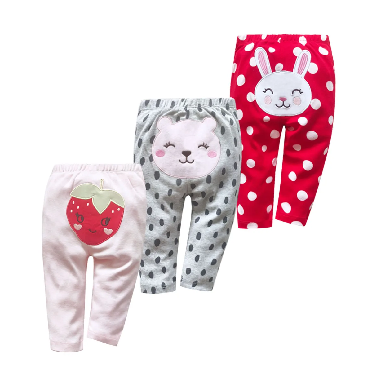 Spring Summe Baby Boys Girls Pants Newborn Harem PP Pants Cotton Knitted Toddler Leggings Kids Children Trousers For 0 to 3Years