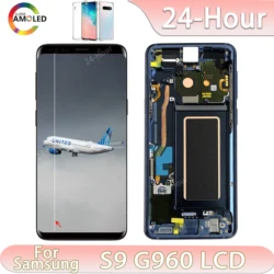 100% Tested S9 Display For Samsung Galaxy S9 LCD G960U G9600 Touch Screen Assembly SM-G960FD S9 G960 LCD with Line Replacement