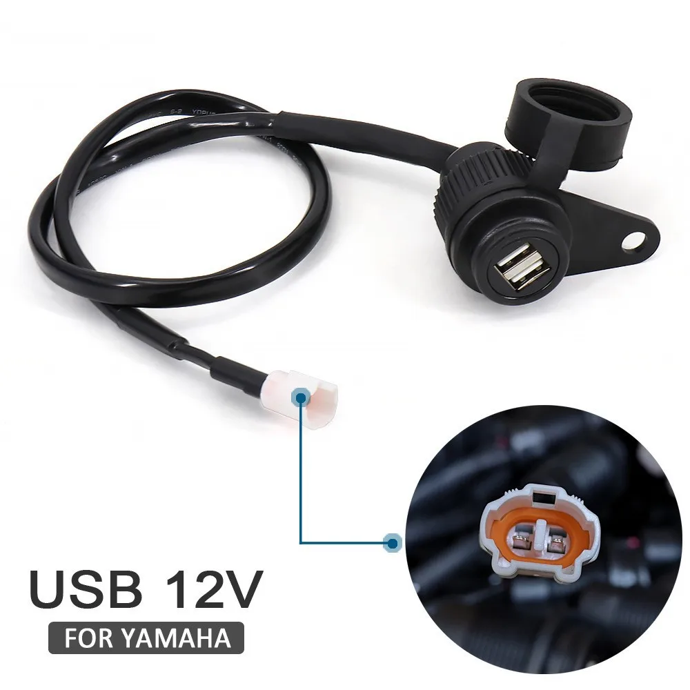 

Dual USB Charger Plug Socket Adapter For YAMAHA MT09 2017 - 2021 MT-09 SP XSR900 Tracer 900 MT07 XSR700 Motorcycle Accessories