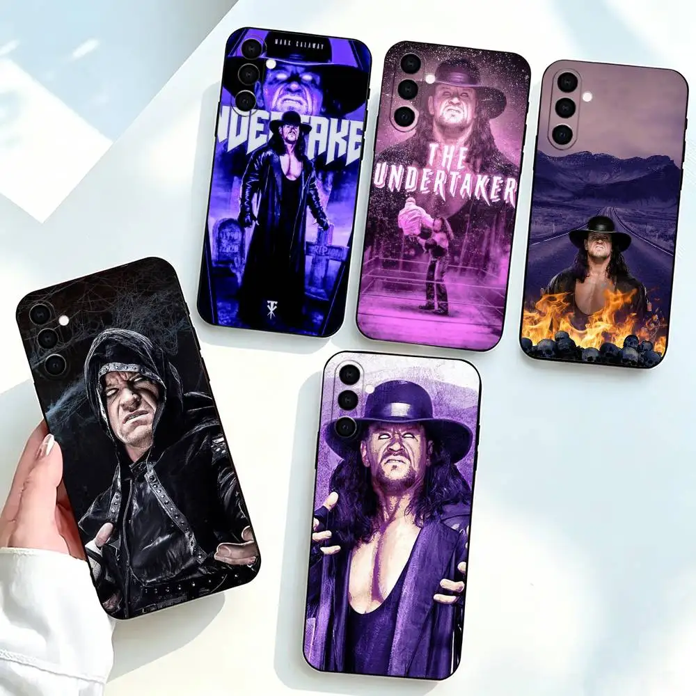 

The Undertaker-r Phone Case For Samsung Galaxy A73,A72,A71,A70,A53,A52,A51,Soft Silicone Black Cover