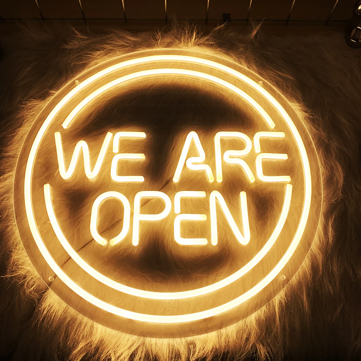 WE ARE OPEN custom LED neon sign, art neon sign decoration,  custom neon night bar signboard lighting wall decoration