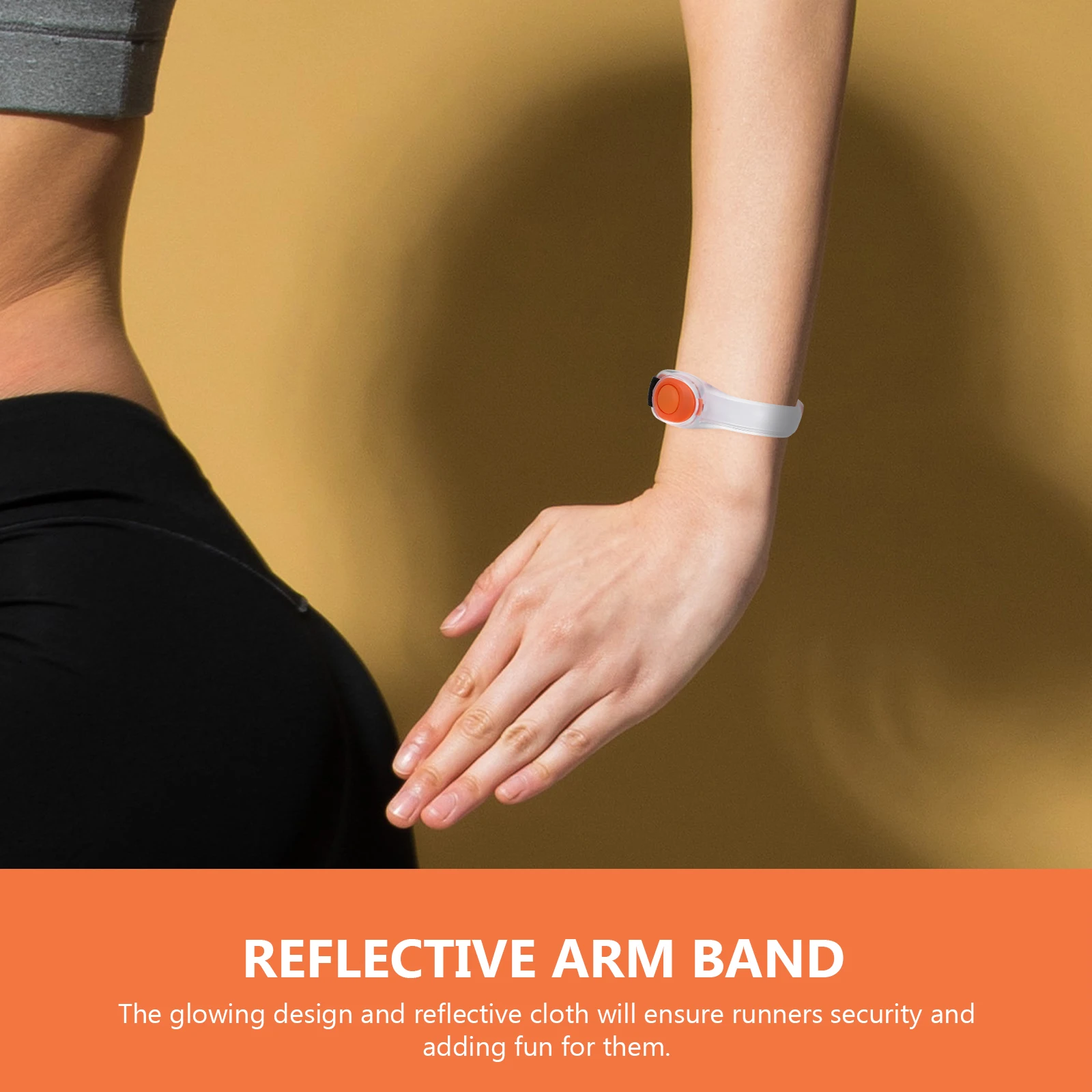 

Glowing Bracelet Leg Ring Attractive LED Wrist Band Running Wristband Flashing Arm Ankle Bands