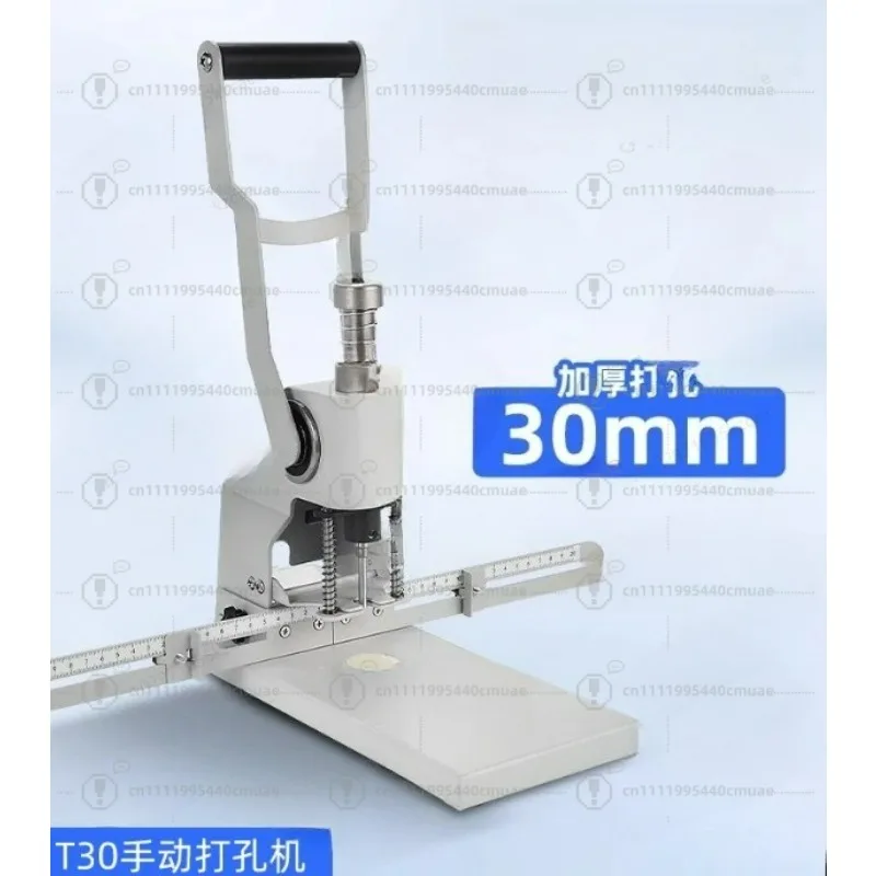 Portable One-Hand Hole Punch | Perfect for Tags, Paper & Thin Files