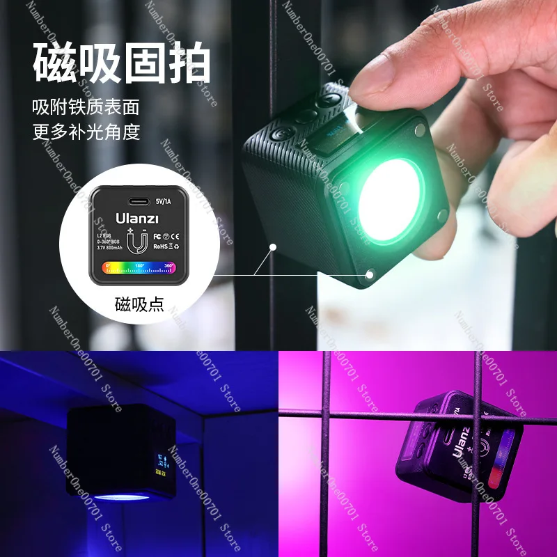 

Полноцветная мини-литиевая камера для фотосъемки с электромагнитным поглощением RGB, заполняющий свет, свет для фотосъемки