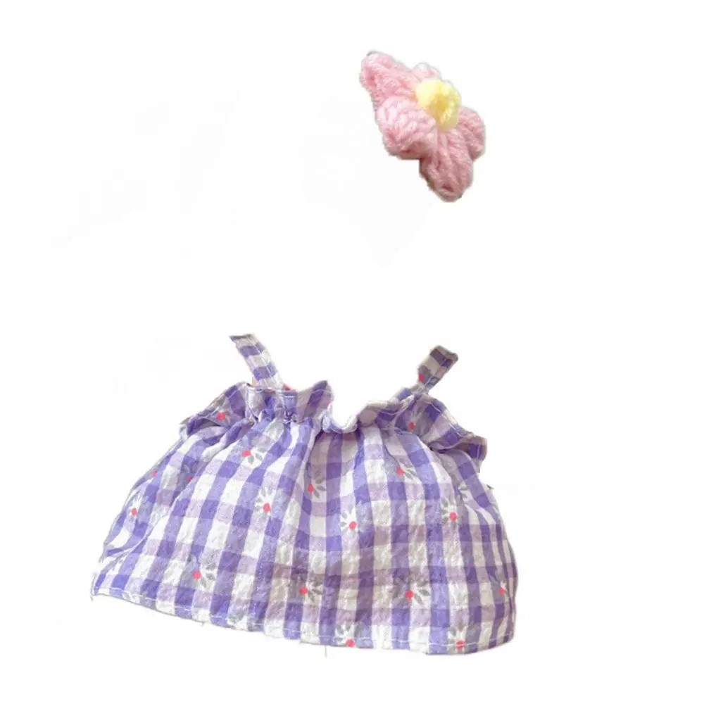

DIY Clothing Cotton Doll Dress Sweet Skirt Dress 20cm Cotton Doll Clothes Dress Up Suit Idol Dolls Skirt Doll Accessories