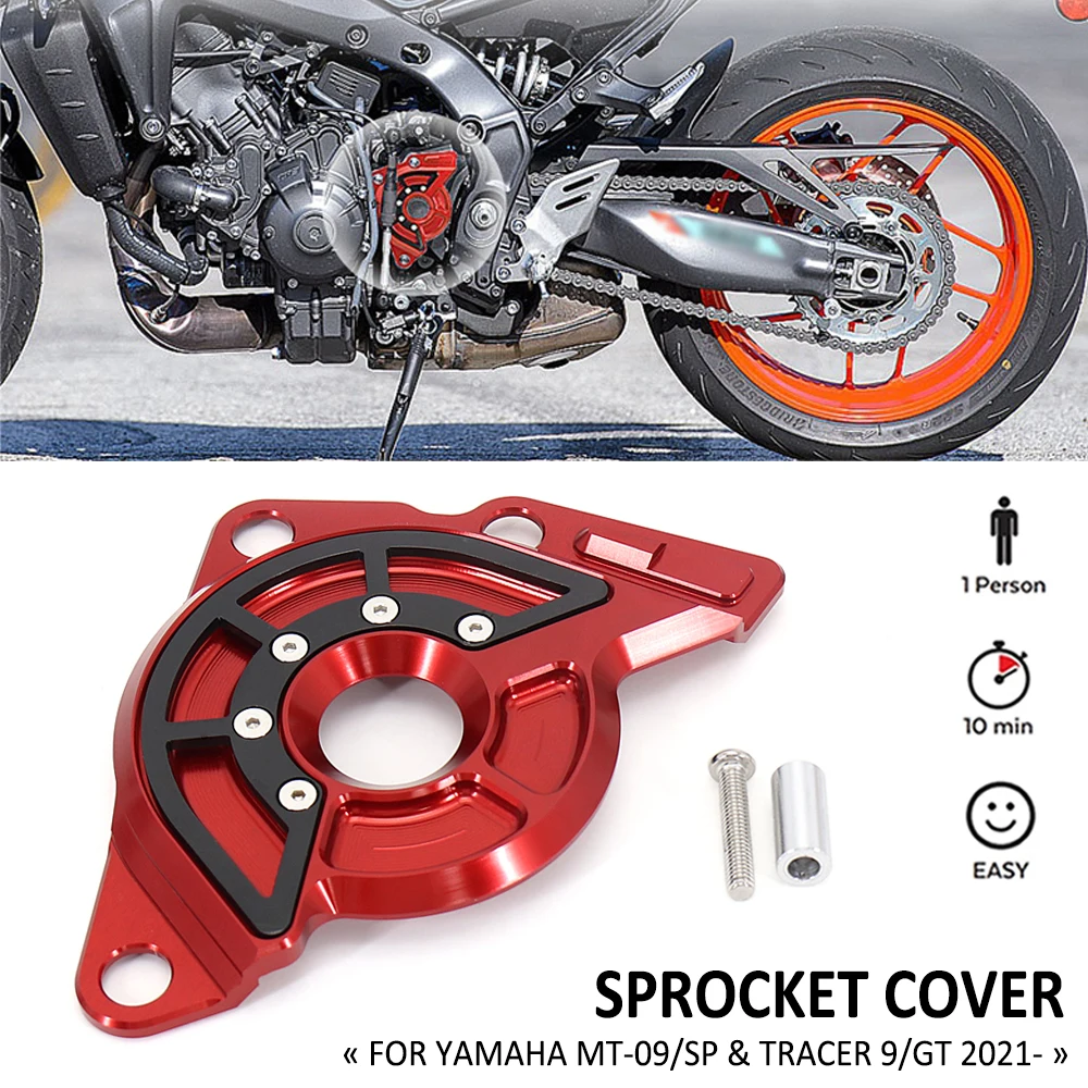 

For YAMAHA MT-09 MT 09 MT09 SP Tracer9 Tracer900 Tracer 9 900 GT 2021 2022 Left Sprocket Cover Case Saver Protector Chain Guard