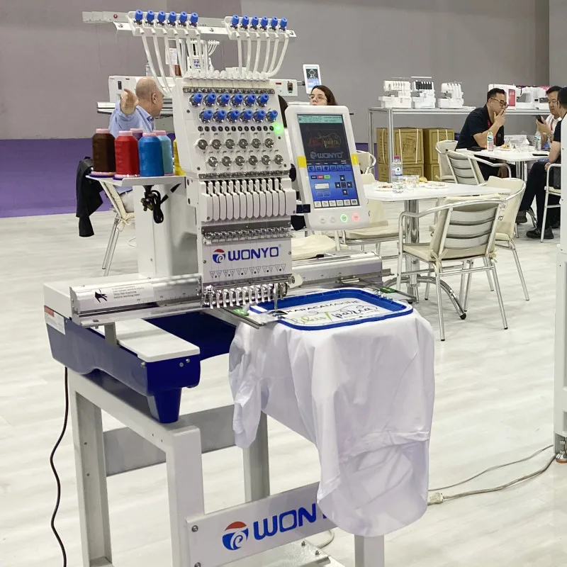 New Single Head High Speed Computerized Embroidery Machine with 1200 RPM Automatic Operation