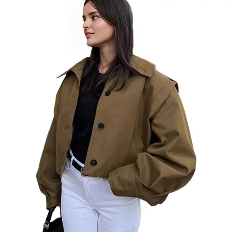 auau-womens-cropped-jacket-batwing-sleeve-trendy-casual-short-trench-coats-button-up-outerwear