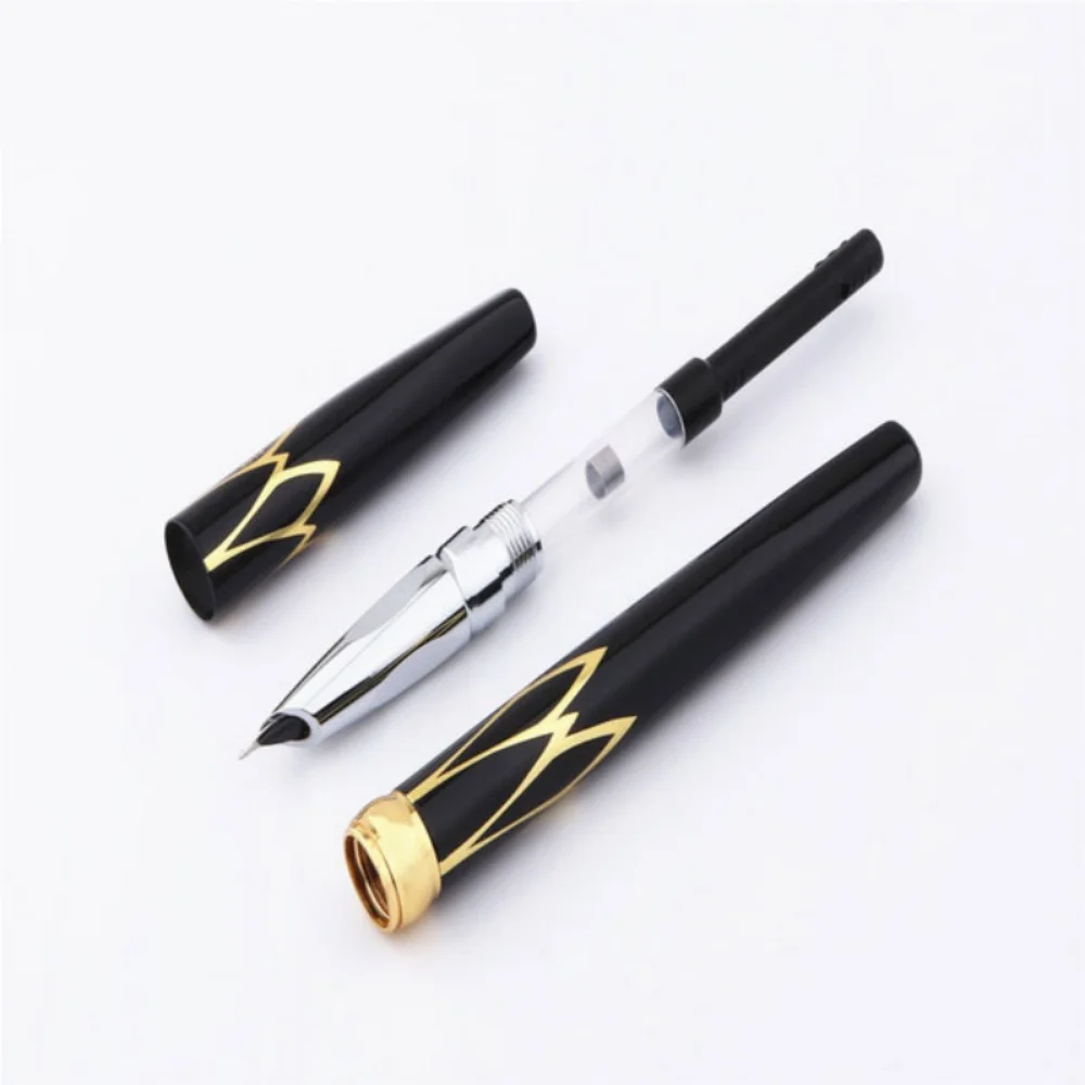 Afbeelding 5: Stonego Luxe Kwaliteit Vulpen Zwart Color Zakelijk Kantoor Fijne Punt Vulpen