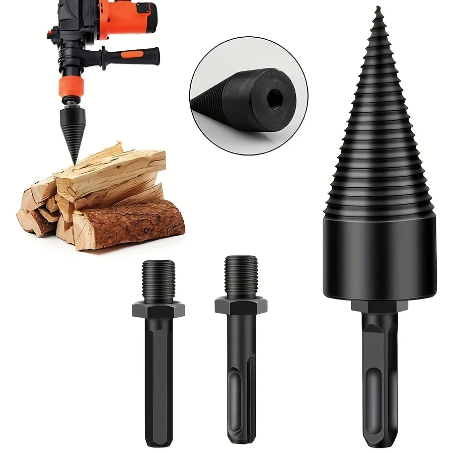 

Firewood Chop Wood Drill Bit Splitting Tool Splitting Cone Log Splitters Wood Breaking Machine Wood Breaker Firewood Chopper