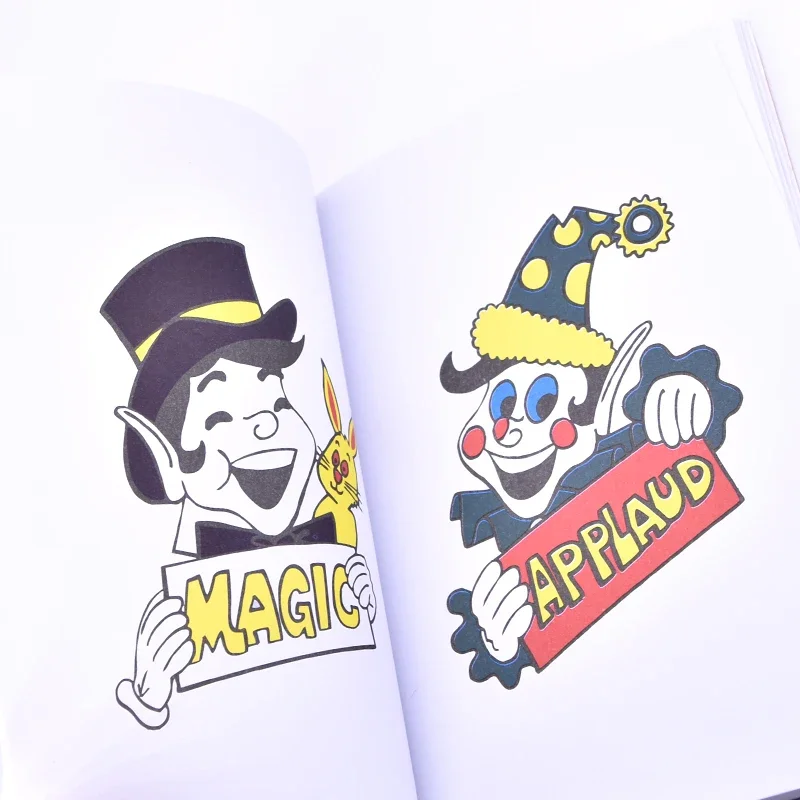 A Fun Magic Coloring Book Medium Size(20.5cm*13.5cm) Magic Tricks Best for Children Magie Stage Gimmick Illusion Mentalism Funny