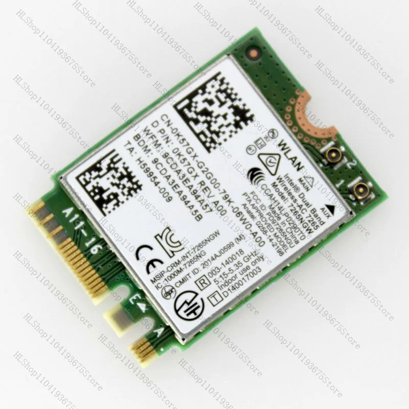 

ДЛЯ беспроводной локальной сети Dell Inspiron 13 7352 7348 7000, CN-K57GX 0K57GX