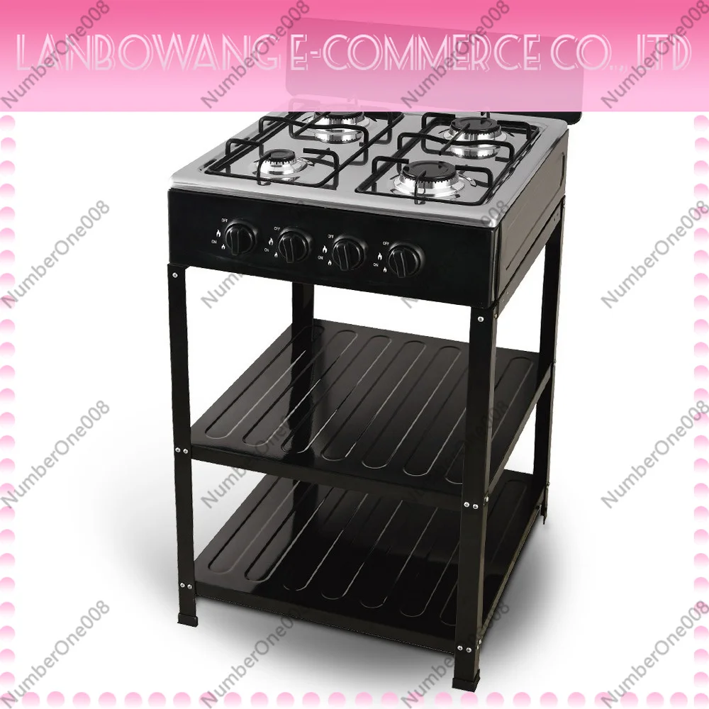 Gas Hob 4 Burners Built-in Tempered Glass LPG/NG Cooktop High Efficiency with Flame Out Protection Powerful Flame