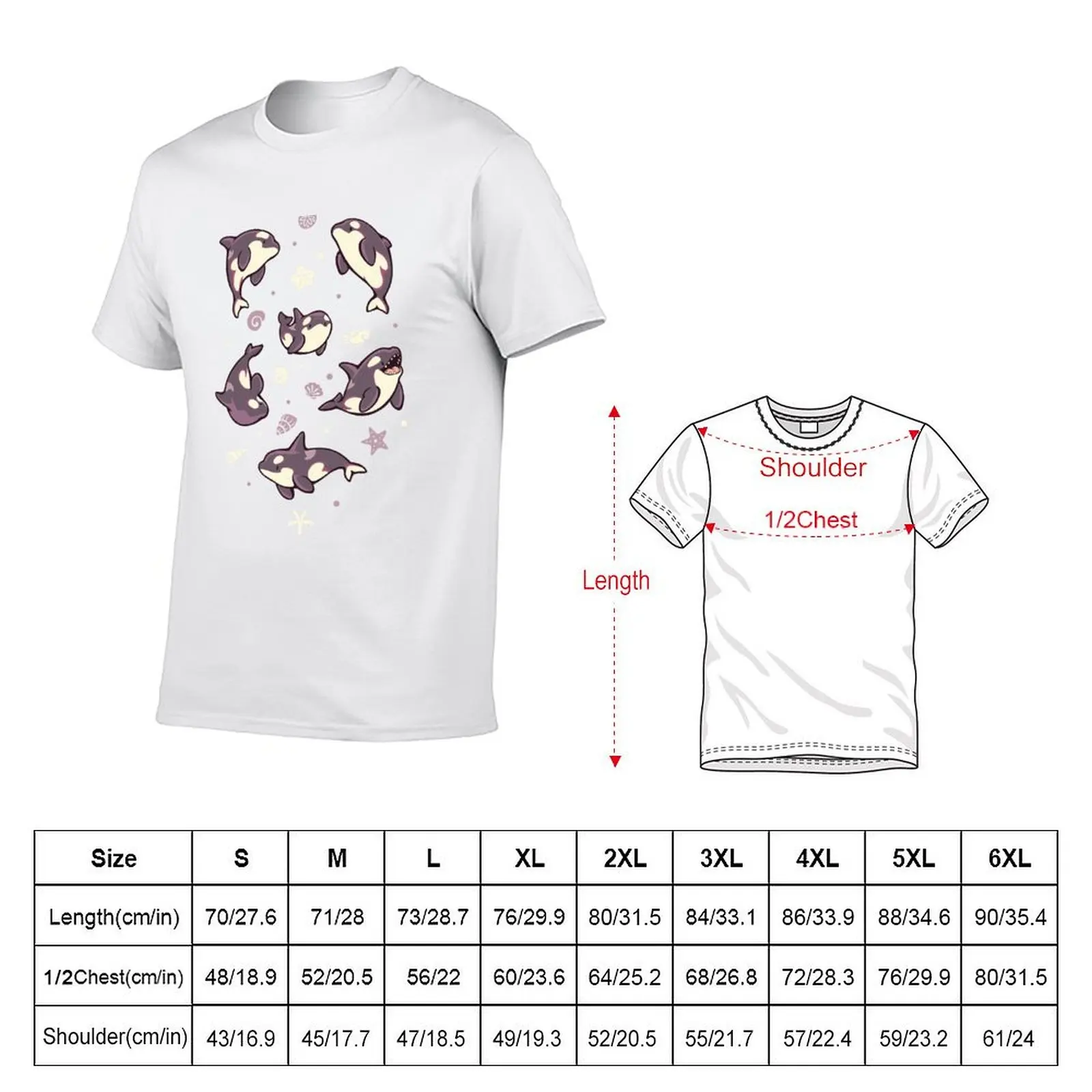 Jelly bean orcas T-Shirt t shirt man plain man t shirt summer T-Shirt