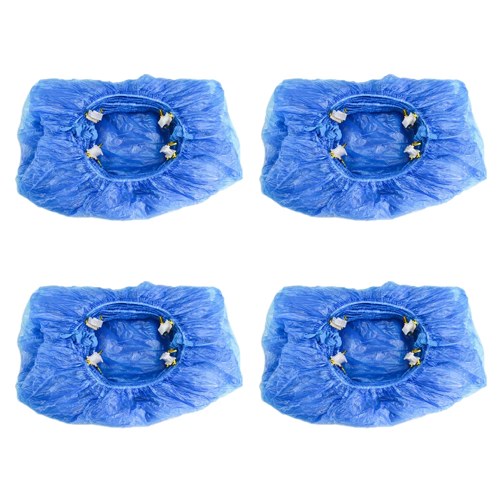 

100 Pcs Disposable Dustproof Antislip Shoe Covers Nonslip Rainproof Shoes Protector for Home Factory Dust free Plant Shoe Cover