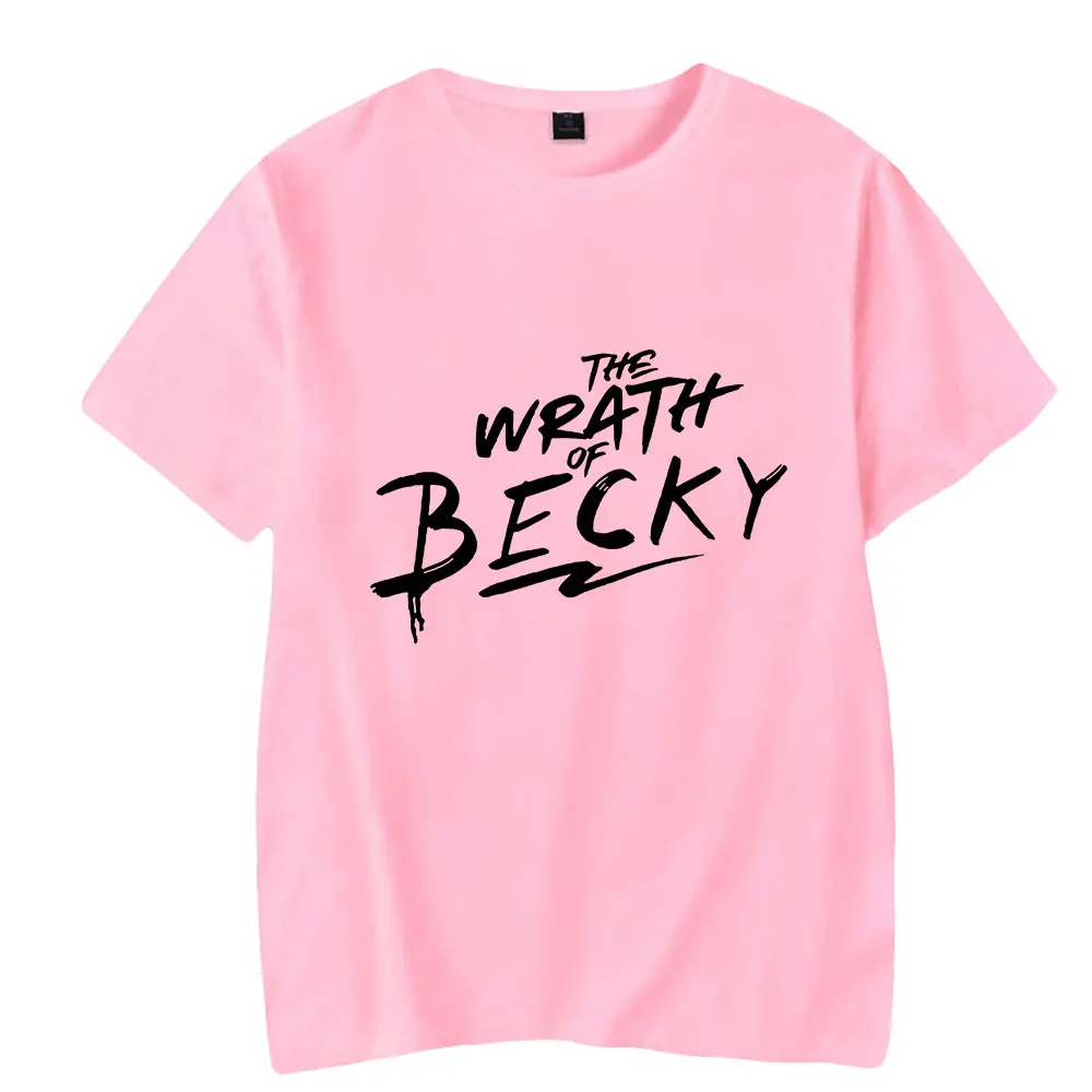 

THE WRATH OF BECKY tshirt causal tshirt unsex short Sleeve unisex hip hop tee mens clothes horror movie fans tee shirt