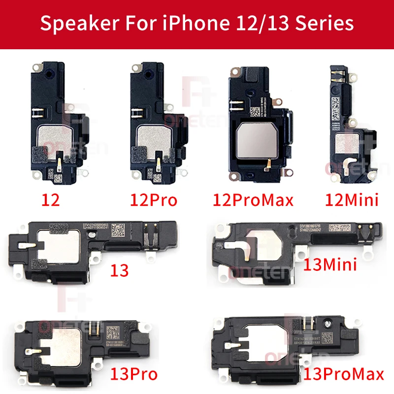 ONETEN 1 قطعة أسفل المتكلم استبدال جزء آيفون 14 13 12 11 برو X XR XS ماكس Mini 8 7 6 6s زائد أسلم المتكلم إصلاح