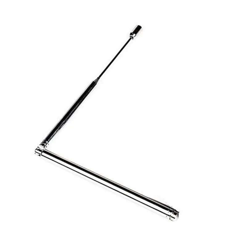 AC23-2PCS Portable Dowsing Rod Water Detector Tool Adjustable Rods Flexible Divining Water Spirit Ghost Gold Buried Items