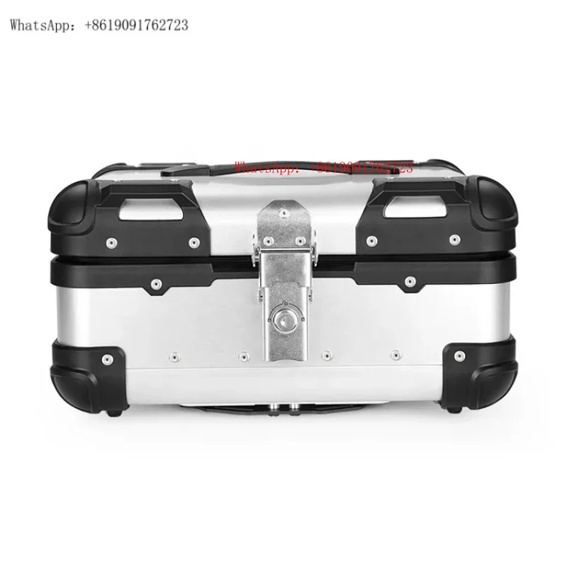 

Лидер продаж на заводе 22L серебряный F2-MOTO высококачественный верхний чехол мото алюминиевый белый мотоцикл верхняя коробка