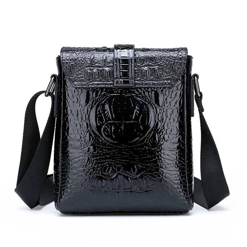 Boy Brand Messenger Bags bandolera hombre Classic crocodile pattern leather Men's Handbags Male Shoulder Bag Crossbody BaG