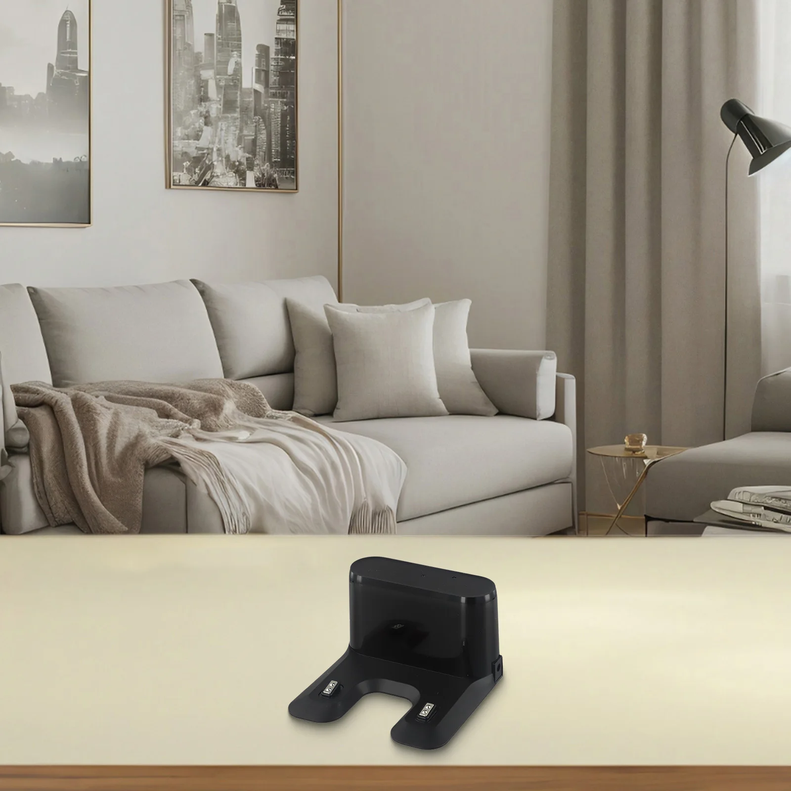 Convenient Charger Base for Irbis 0321/0121 and For Kabum Smart 100 Robot Vacuums Protects Against Overheating