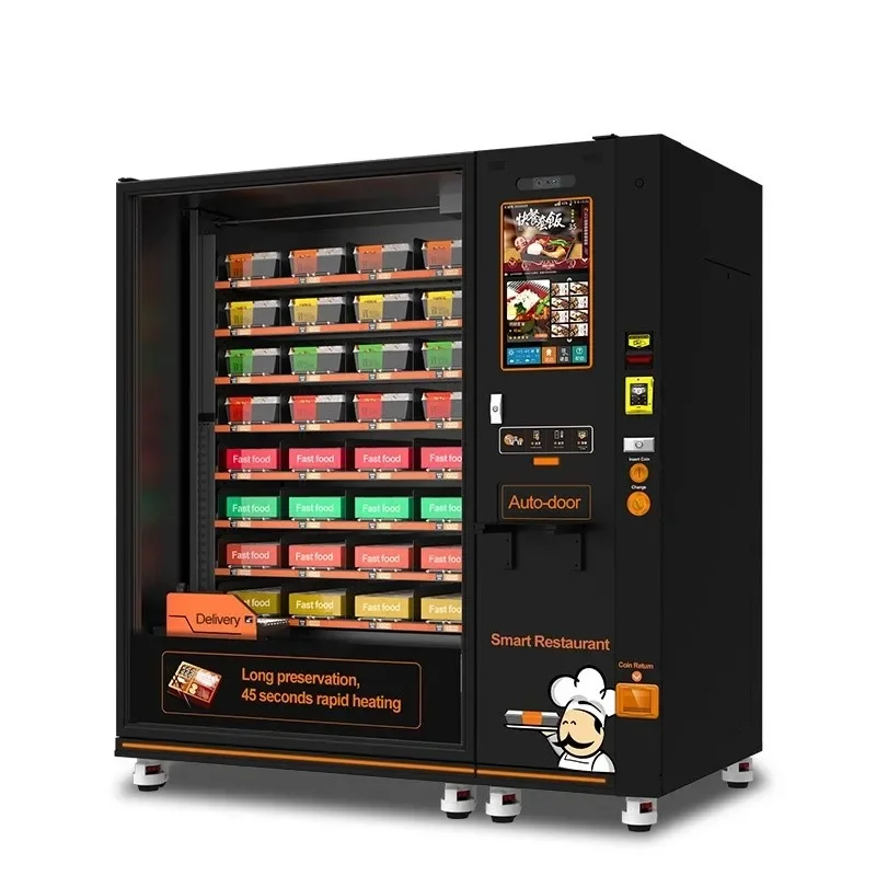 Hot And Cold Vending Machine Self-service Indoor Automatic Smart Fast Food Vending Machine For Sale Factory Price