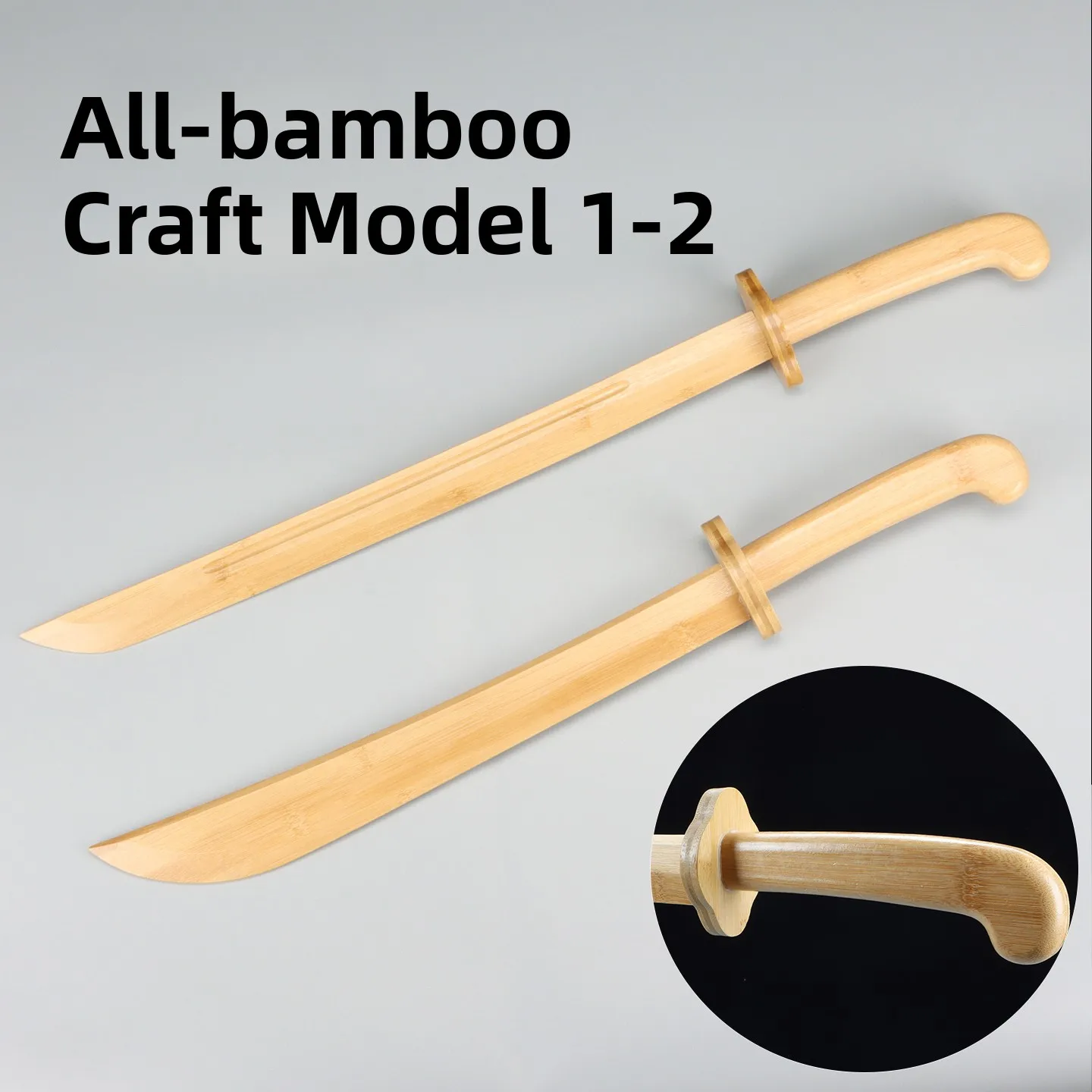 Full Bamboo Traditional Chinese Tai Chi Sword Wooden Morning Martial Arts Training Weapon Performance Art Toy Gift