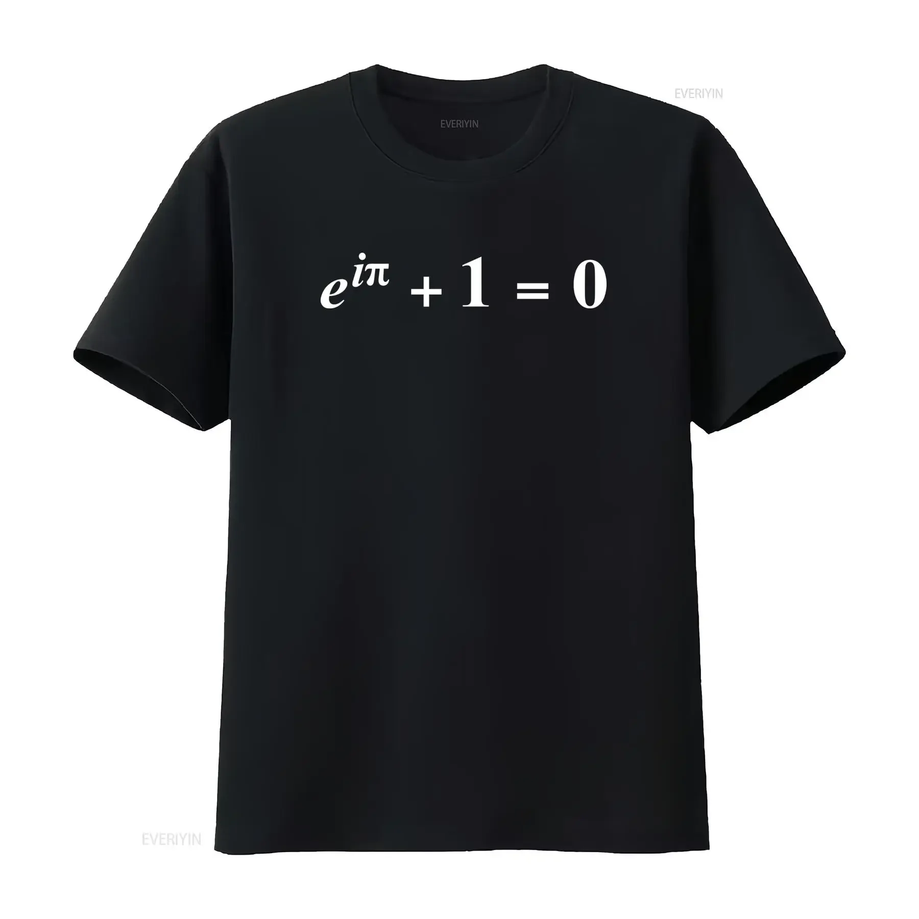 Men's Science Geek Euler Identity Equation T Shirt 100 Pre Shrunk Cotton vintage Washed fashion Stylish streetwear