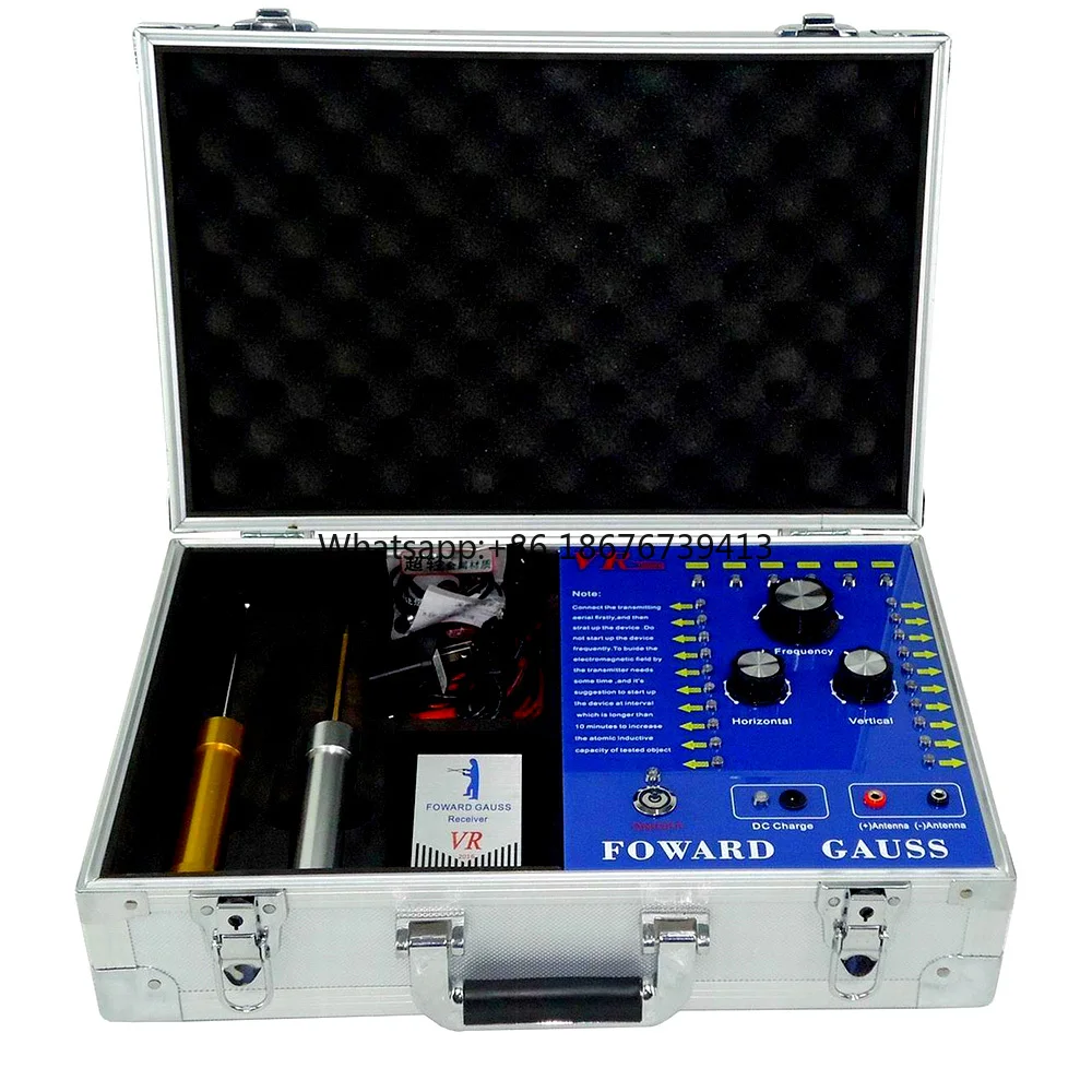 VR9000 2KM Long Range Underground Gold Silver Copper Lead Tin Diamond Metal Detector