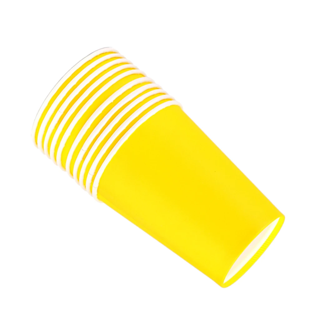 

100Pcs Colorful Thick Paper Cups Safe for Kids DIY Handmade Craft Art Material Kindergarten Creative Disposable Cups