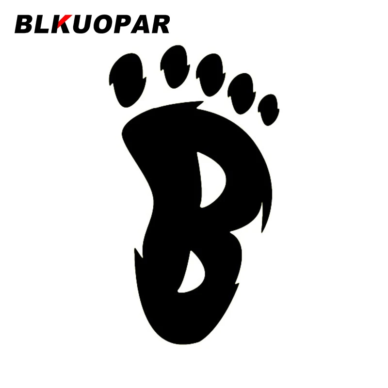 BLKUOPAR Bigfoot Car Sticker Scratch-Proof Creative Sunscreen Decals Personality Fashionable Funny Vinyl ATV Car Door Protector