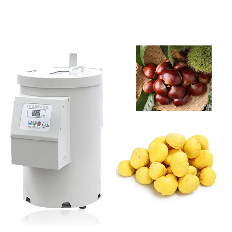 Automatic High Efficiency Chestnut Sheller/Chestnut Peeling Machine Stainless Steel Chestnut Sheller Husk Peeling Machine