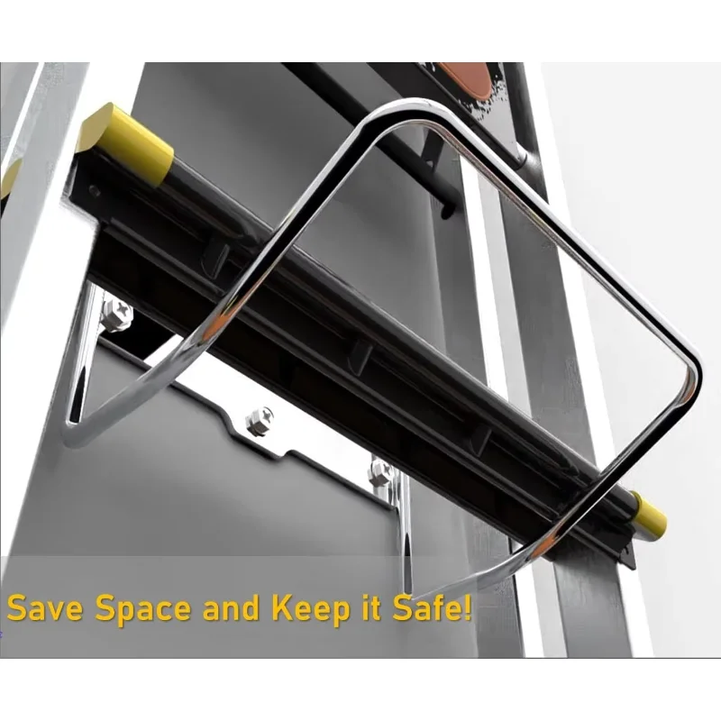 Ladder Rack Hanger Ladder Hanger for Garage Wall, Ladder Storage Strollers and Folding Chair, Heavy Duty Lader Holder