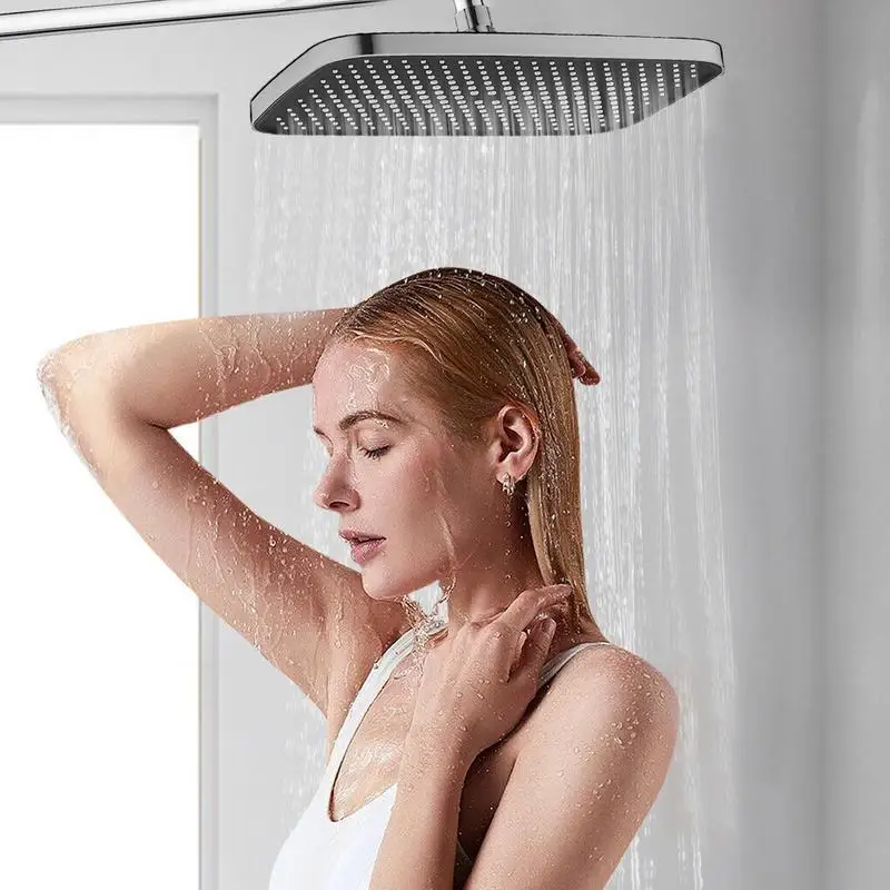 Rain Shower Head Home Adjustable Rain Shower Head With Wide Screen Full Body Covering Thin Design Shower Head For Bath Centres