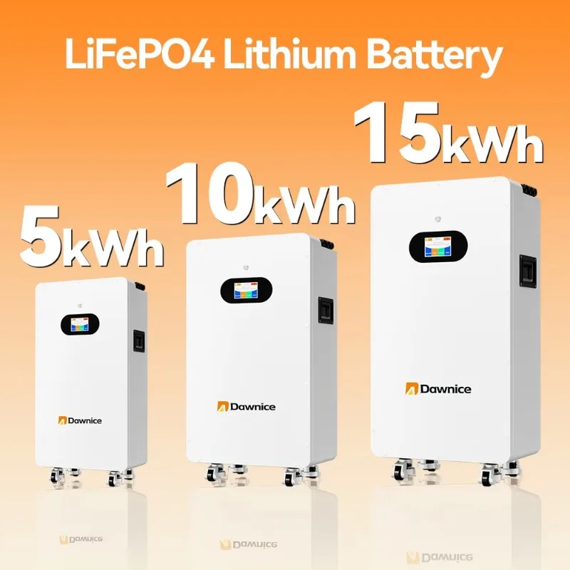 Lifepo4 51.2V 300Ah 16Kwh 15Kw All In One Solar Power System 280Ah 314Ah 600Ah 48V 15Kwh Lithium Battery Pack