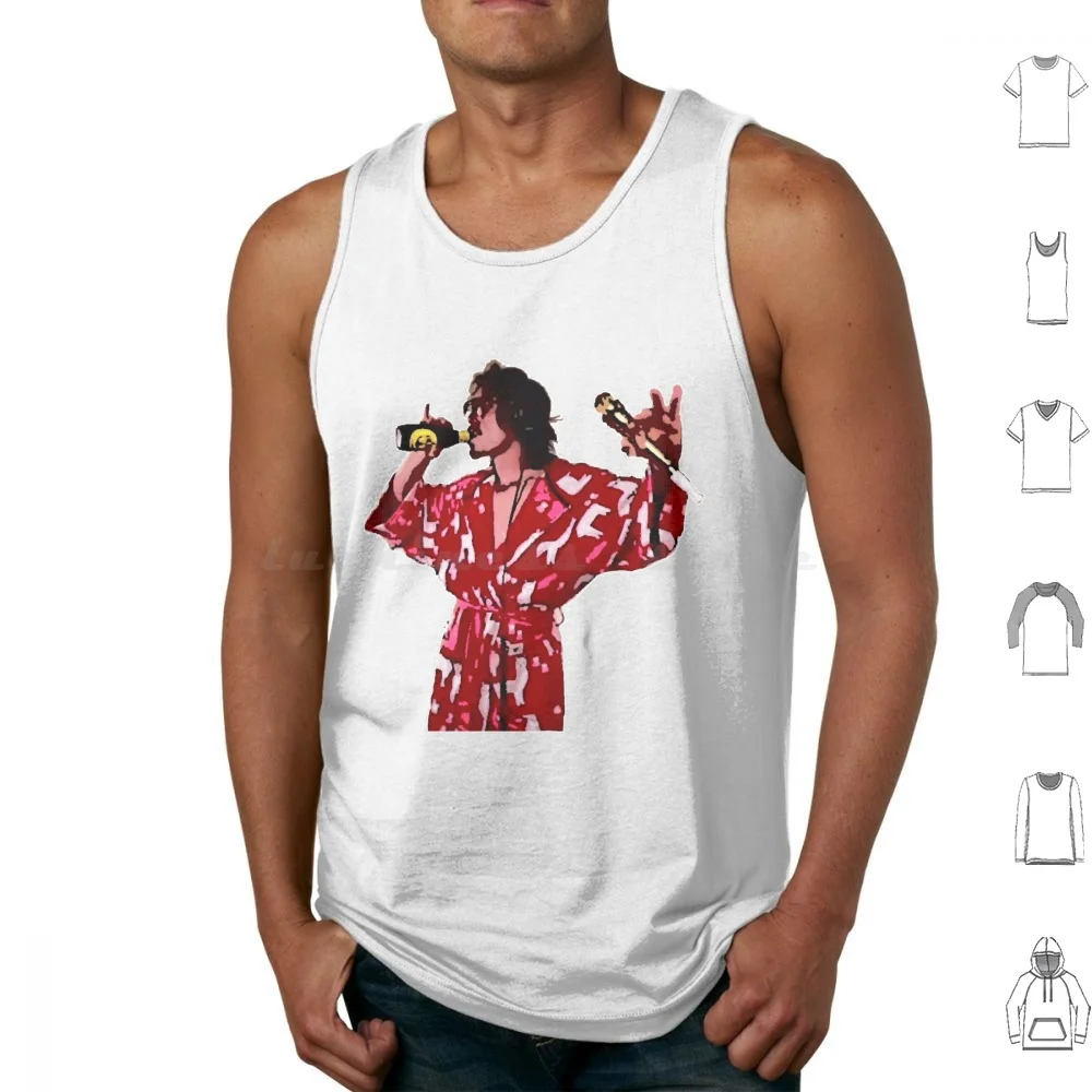 حلقة بابا مارك ريب حلقة بابا تانك القمم سترة بلا أكمام الموسيقار حلقة الأب غير تقليدي Rebillet Vbe مضحك Dj الموسيقى مارك فلامنغو