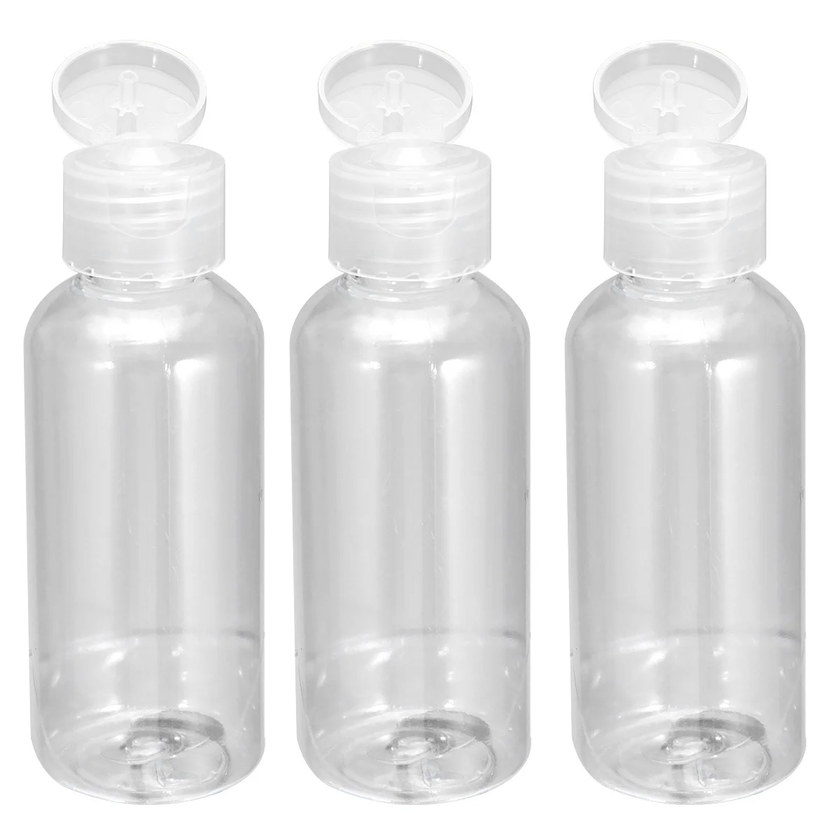 20Pcs Transparent Plastic Lotion Storage Bottles Travel Refillable Subpackaging Containers Lightweight Portable