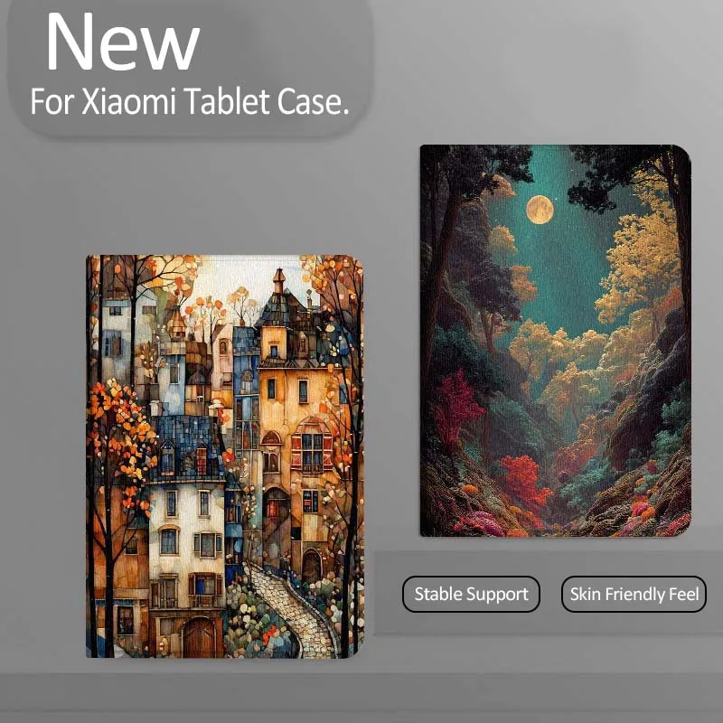 

Moonlit Forest Stream View Gift Tablet Case For Xiaomi Redmi Mini Pad SE K 2 4 5 6 7 8 2023 2025 11 8.8 11.2 10.1 Pro