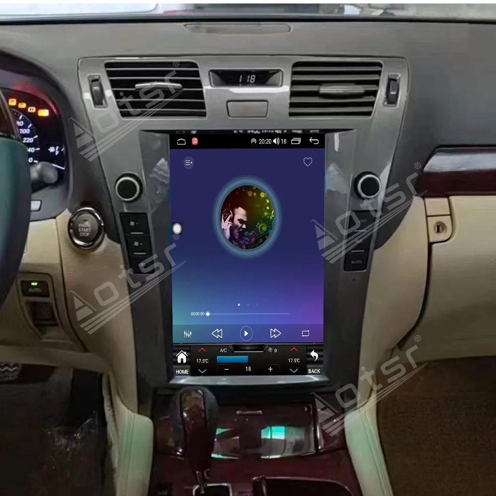 12.1 inch For Lexus LS460 2006-2012 Car auto carplay Android 15 Radio Multimedia Player GPS navigation touch screen Head Unit