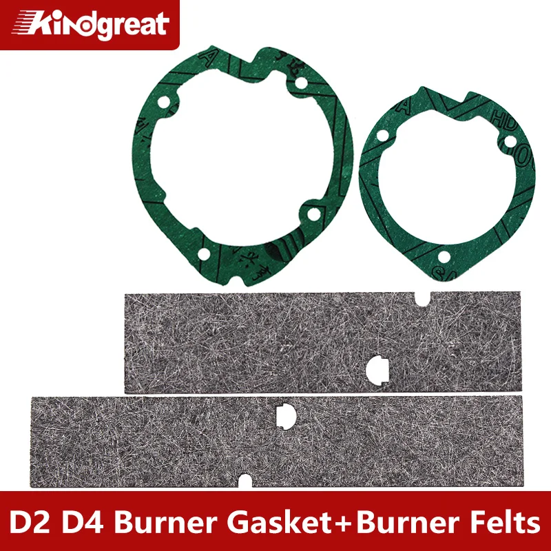 

1PCS Burner Gasket + 1PCS Burner Felts For Eberspacher Diesel Airtronic Heater Burner D2 D4 D4S