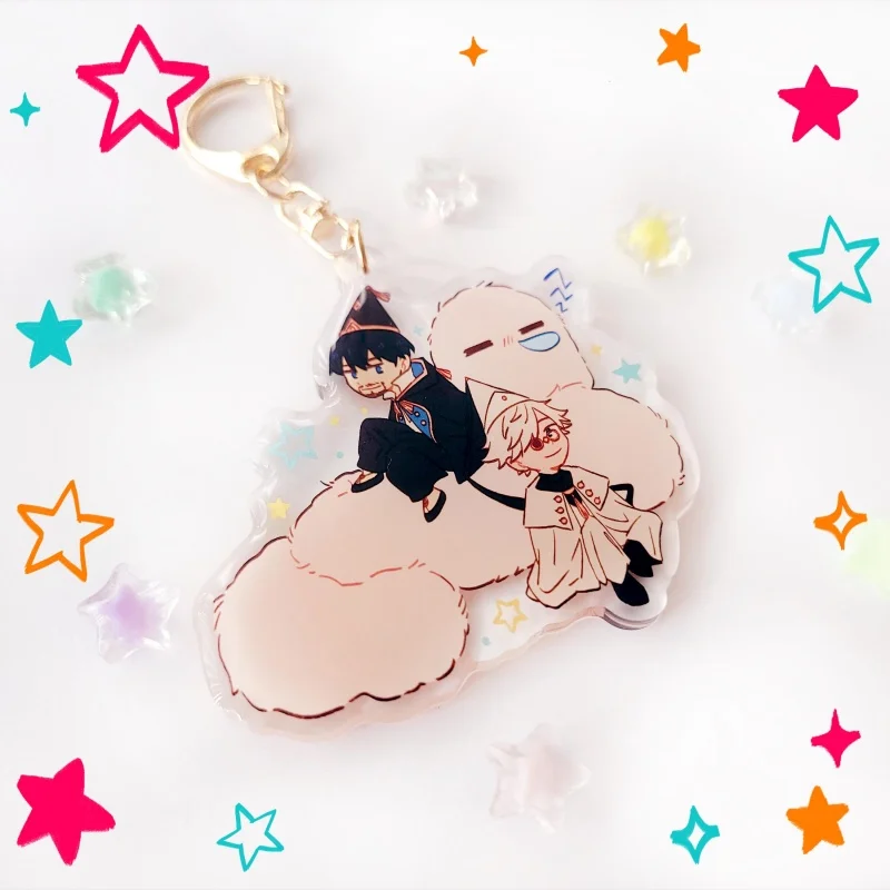 Witch Hat Atelier Coco Tetia Richeh Agott Olruggio Qifrey Brushbuddy Q Version Exquisite Acrylic Keychain Cute Pendant For Fans view 4