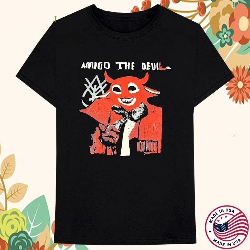 Amigo The Devil Seal The Deal T-shirts Full Size Black BL1211