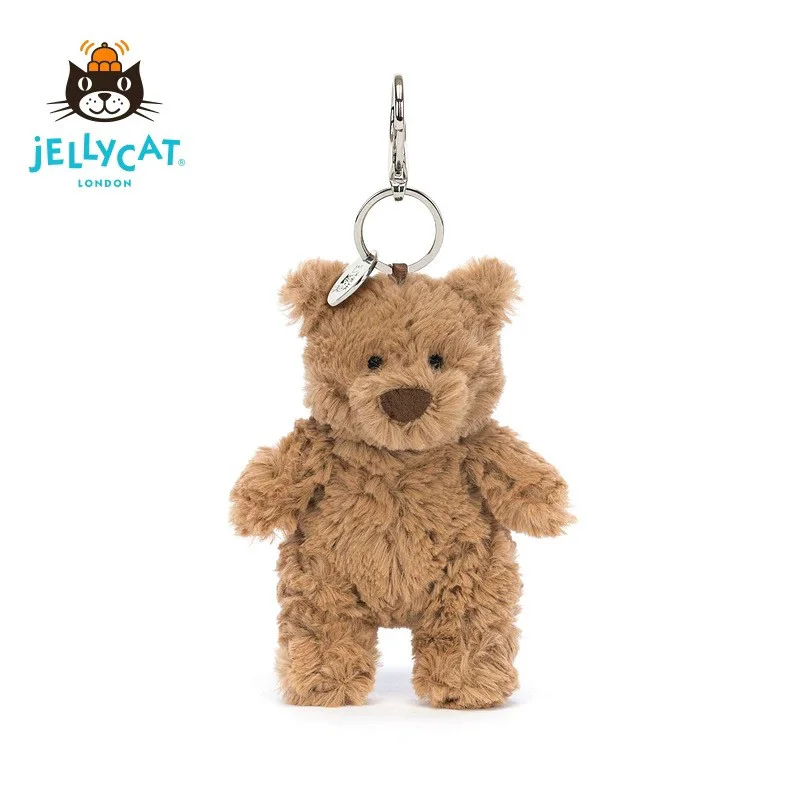 【IN STOCK】JELLYCAT UK Fun Barcelona Bear Bag Pendant Kawaii Bear Keychain Plush Doll Birthday Christmas Gift