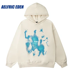 Aelfric Eden Useless Prayers Graphic Hoodie Sweatshirt Streetwear Pullover Autumn Harajuku Cotton Hooded Loose Hoodies Winter
