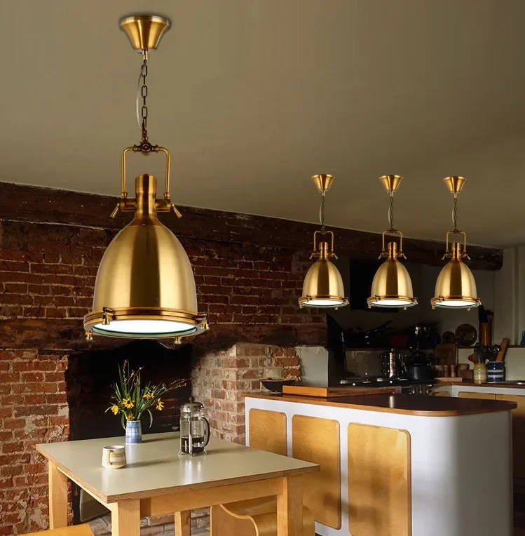 IUW Retro industrial wind iron craft loft chandelier bar restaurant lighting bar Robles outdoor industrial and mining lamps