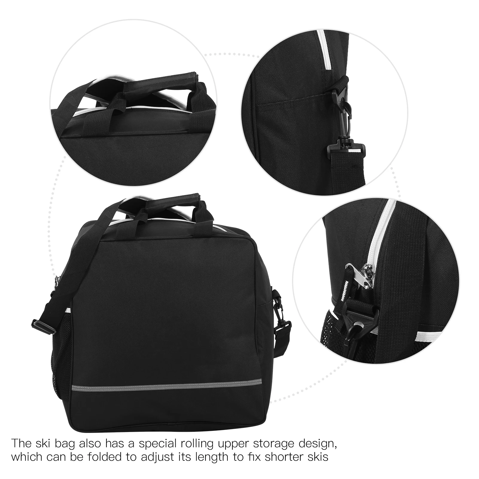 กระเป๋าสโนว์บอร์ดไนลอนและกระเป๋าเก็บรองเท้าสกี ชุดกระเป๋าเดินทางกันน้ํา กระเป๋าใส่รองเท้าสกี กระเป๋าถือรองเท้าสกี กระเป๋าสโนว์บอร์ด